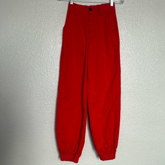 BDG Urban Outfitters Red Jordan Jogger Pants Size XS - Picture 2 of 6